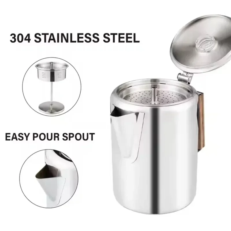 Stainless Steel Coffee Percola - Camp Percolator Coffee review and price