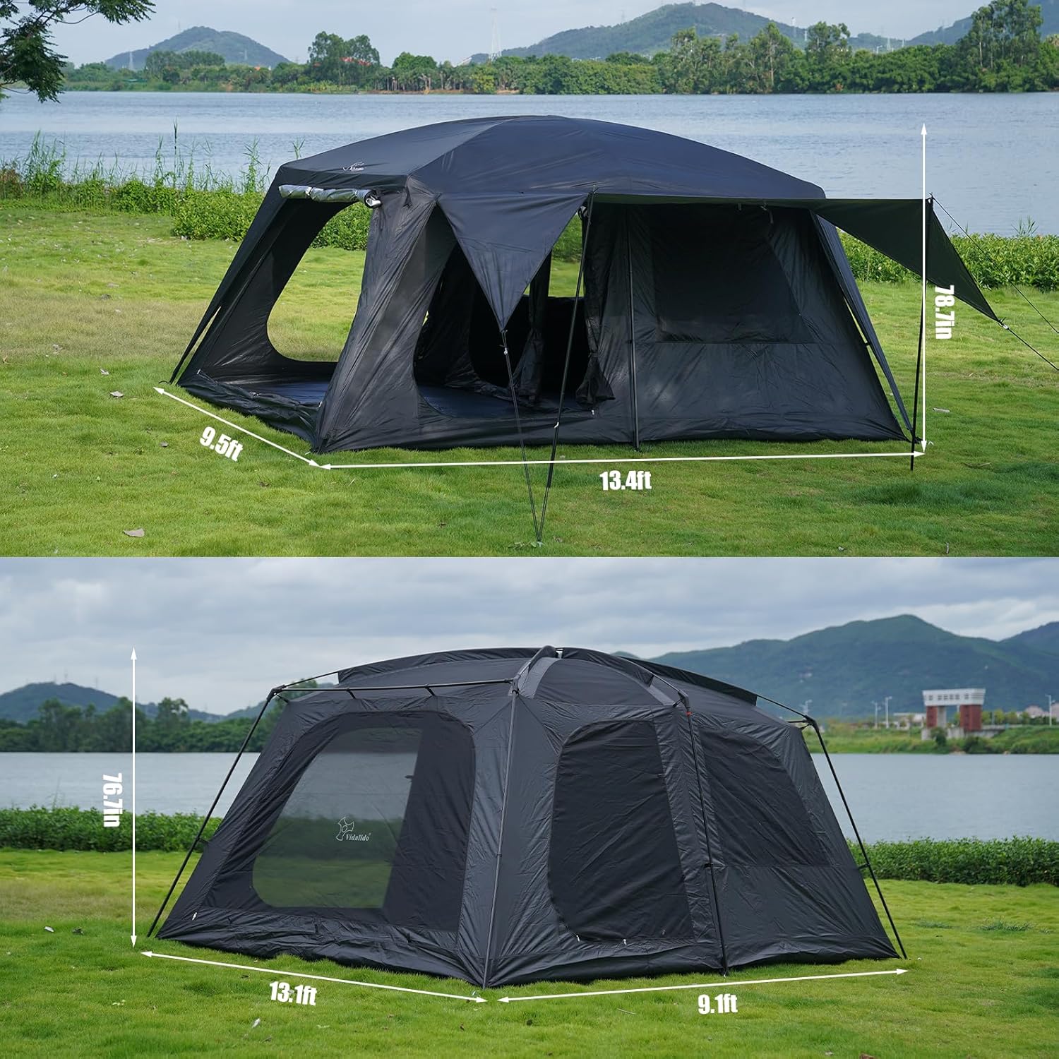 ized Logo 8-10 People Large Fa - Outdoor Camping Exhibition review and price