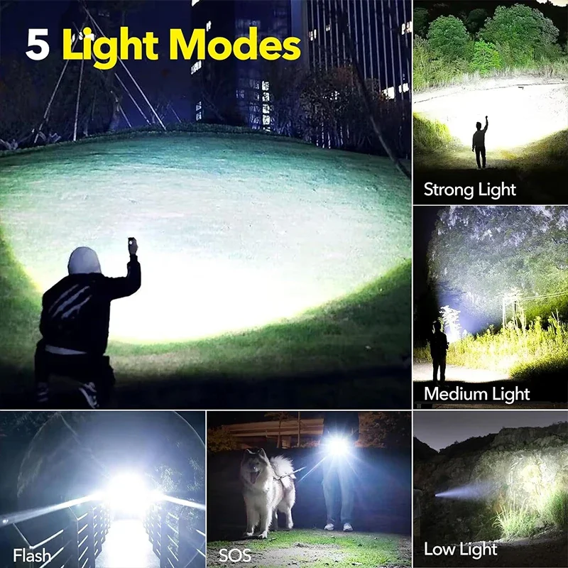 High Power LED Flashlight Rech - Outdoor Camping Lamp review and price