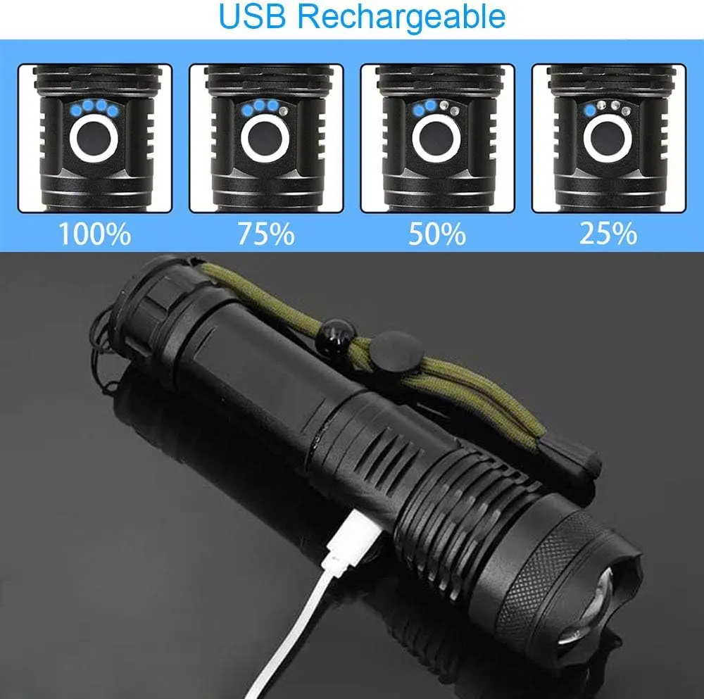 High Power LED Flashlight Rech - Outdoor Camping Lamp review and price