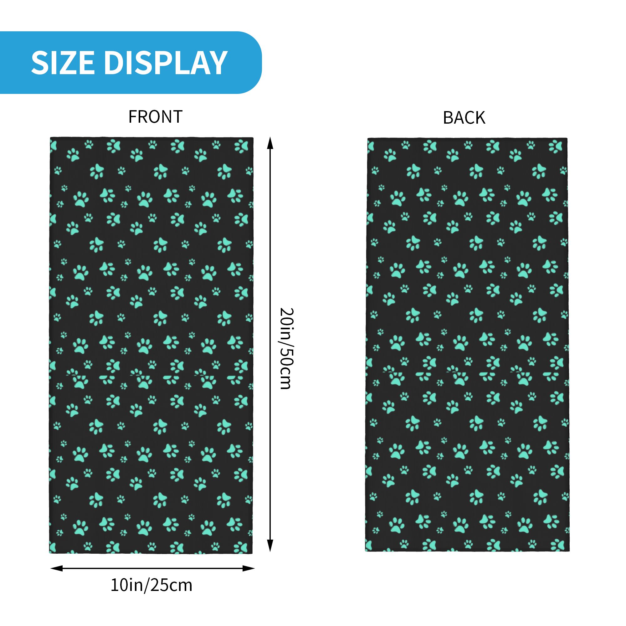 Custom Aqua Dog Paw Print Patt - Trekking Gaiters review and price