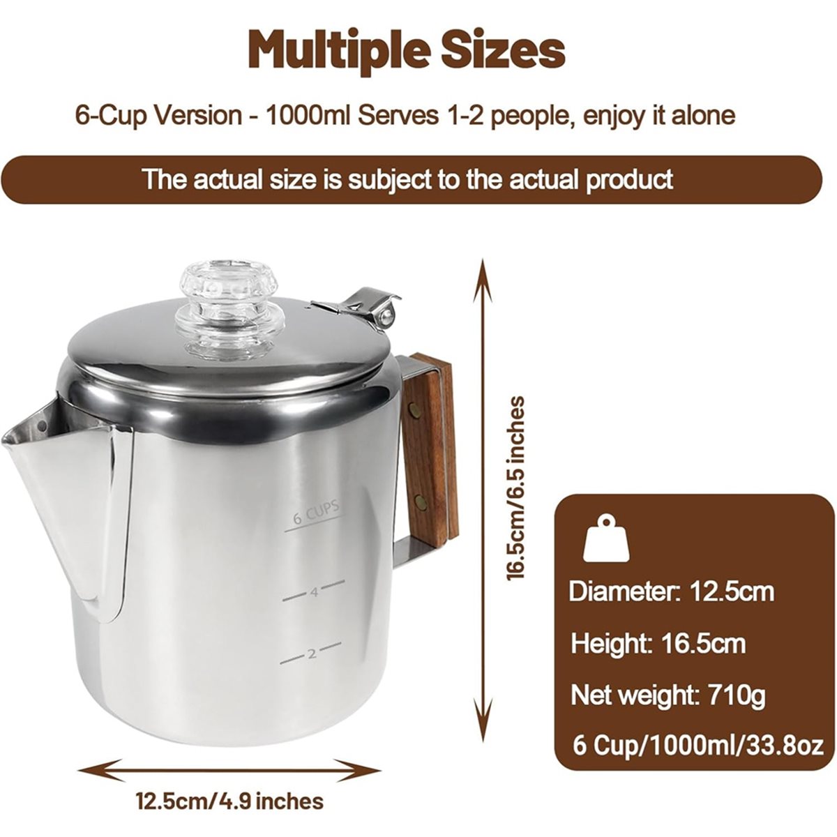 6 Cup Percolator 304 Stainless - Camp Percolator Coffee review and price