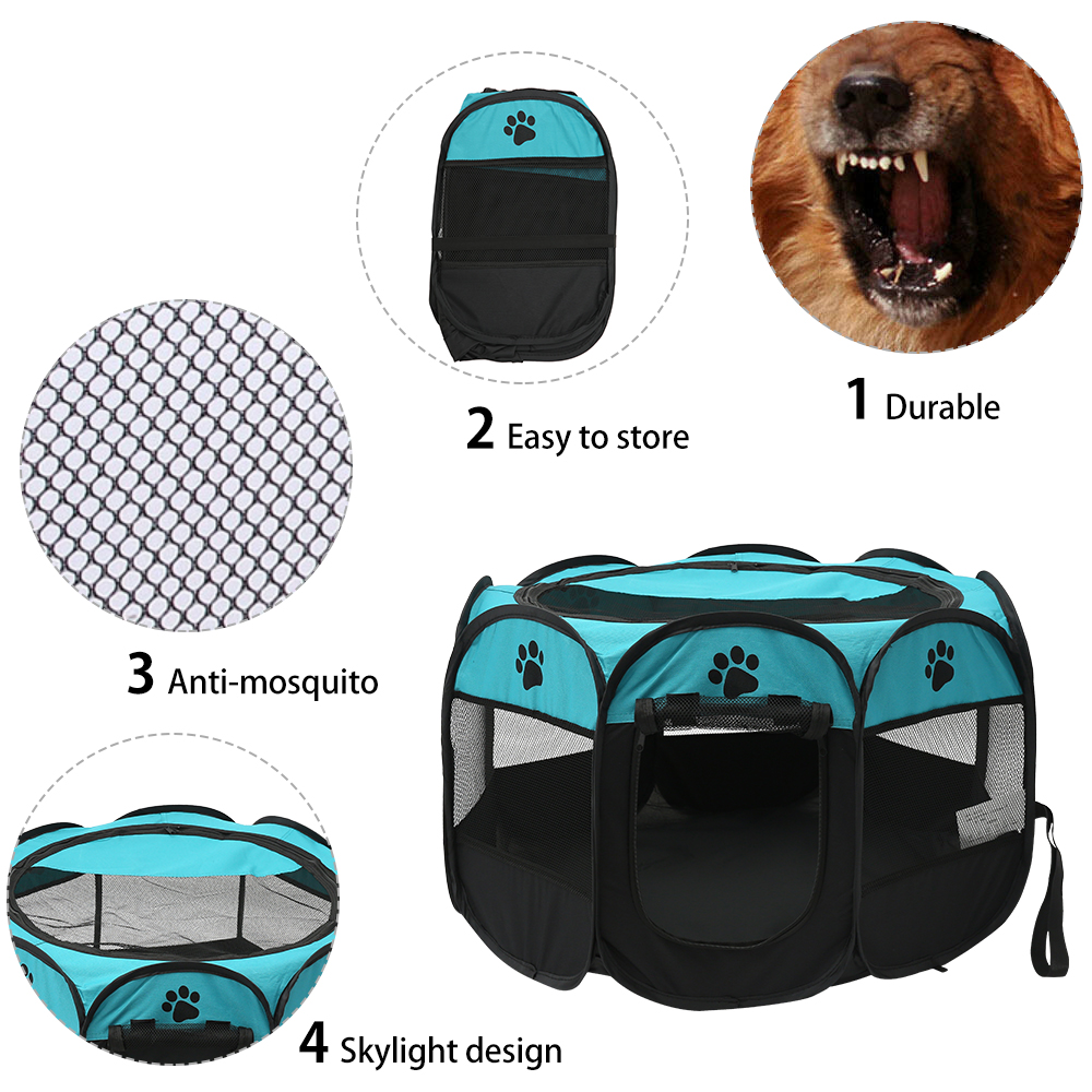 Folding Pet Tent Dog House Cam - Outdoor Camping Dog Kennel review and price