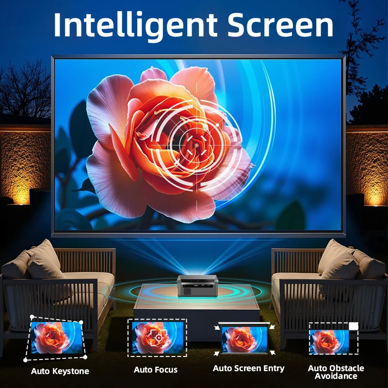 CAIWEI A10Q Projector 4K Full  - Outdoor Camping Tv review and price