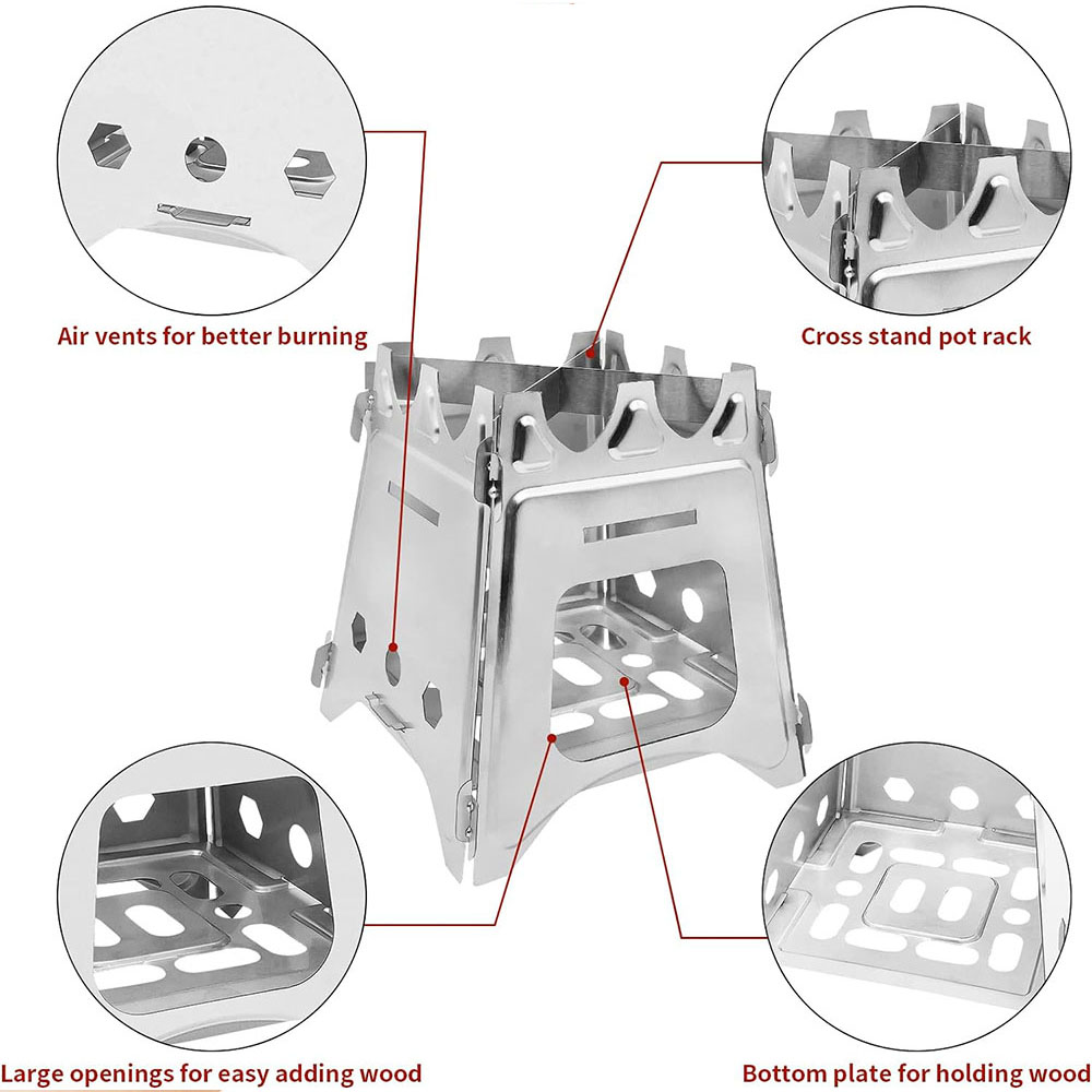 Portable Camping Wood Stove wi - Outdoor Camping Stove Wood review and price